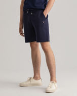 Pantaloncini di felpa Gant Original in misto di cotone con interno a ricci, vestibilità rilassata