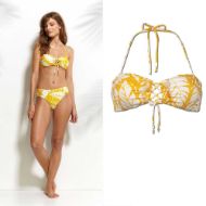 Grazioso modello di Bikini Top Watercult con stampa floreale e drappeggi decorativi da donna in originale qualità Watercult - Art.7720 108