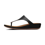 FitFlop Banda Toe Thong Sandals in Black Donna