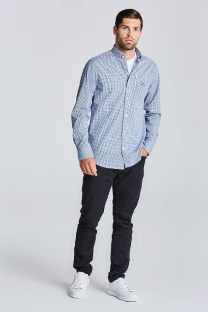 Gant Camicia regular in popeline micro a quadretti