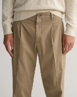 Gant Pantaloni da abito affusolati in cotone relaxed fit