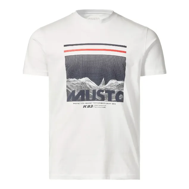 t-shirt musto bianca