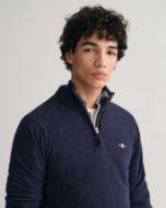 Gant Maglia d'agnello superfine 1/2 zip Uomo