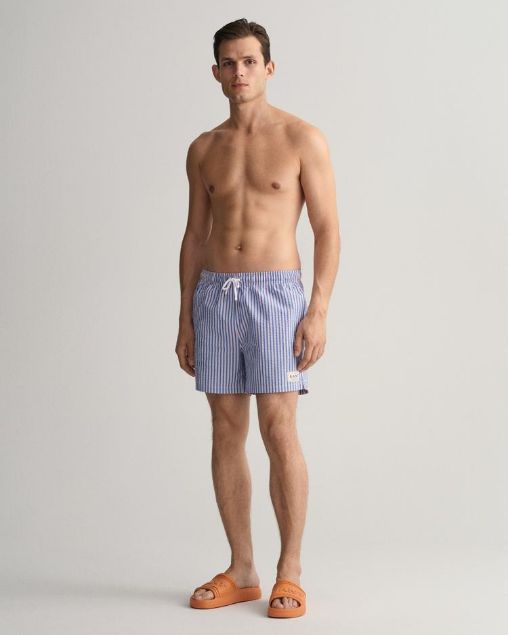 Gant Seersucker Swim Shorts Uomo