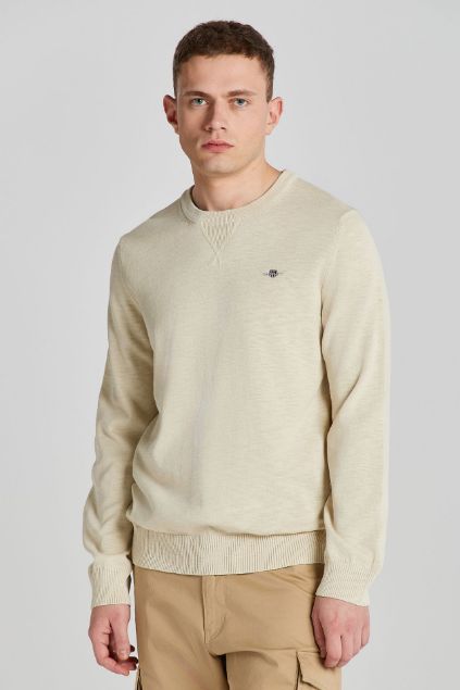 Gant Cotton Flamme C-Neck Uomo