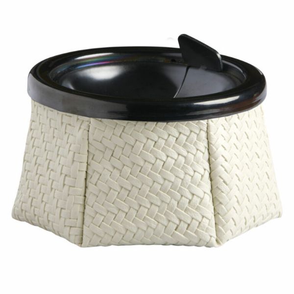 MB  Posacenere Windproof Ratan Bianco