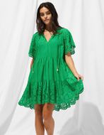 Watercult Riviera Notes Tunic, Green Flare