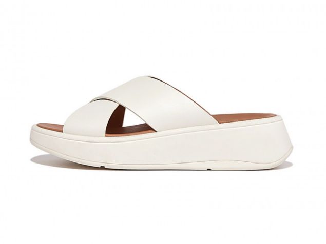 Fitflop Ciabatte Flatform Con Fasce Incrociate In Pelle Donna