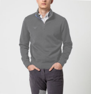 Gant Felpa Shield zip corta Uomo