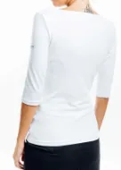 Saint James T-shirt Garde-Cote III Donna Neige