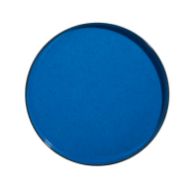 Piatto Piano In Melamina Maldivas Blu, Set 6 Pz