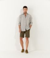 Europann Tennis Camicia Lino Manica Lunga Uomo