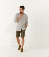 Europann Tennis Camicia Lino Manica Lunga Uomo