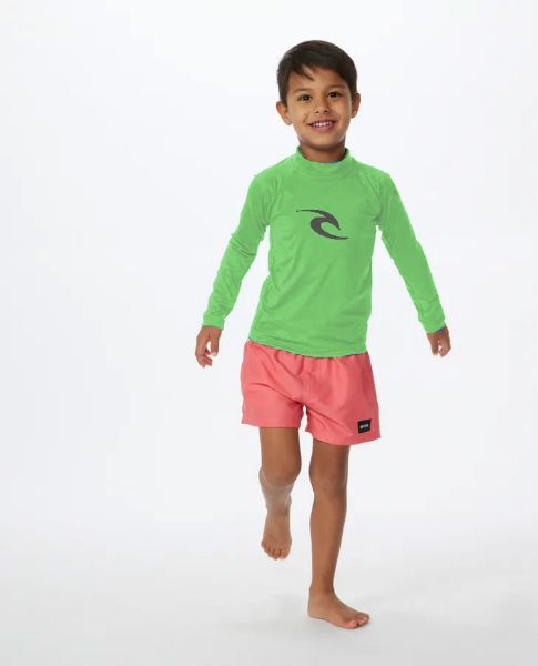 	Rip Curl Brand Wave UPF LS Boy