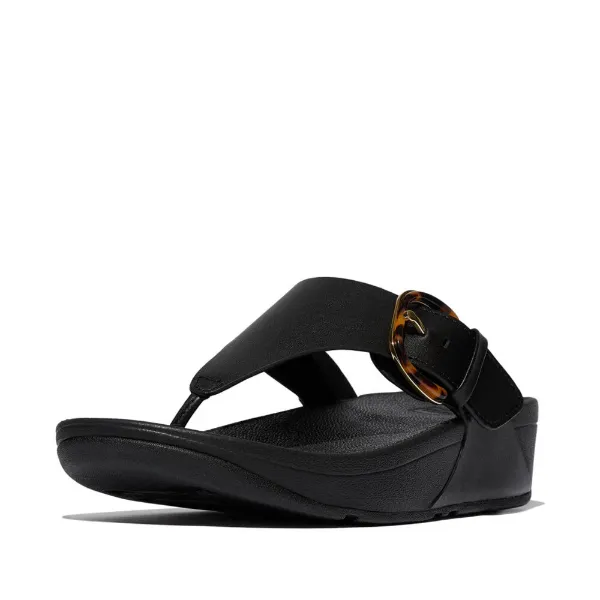 FitFlop Sandali Puntale pelle con fibbia in resina Donna