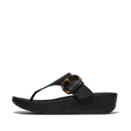 FitFlop Sandali Puntale pelle con fibbia in resina Donna