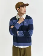 Gant Polo a Righe in Lana d'Agnello Extrafine Uomo