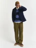 Gant Polo a Righe in Lana d'Agnello Extrafine Uomo