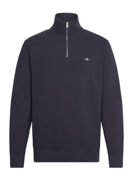 Gant Felpa Graphic con zip corta Uomo