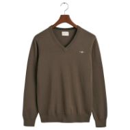 	Gant Maglione collo a V in lana d'agnello superfine Uomo